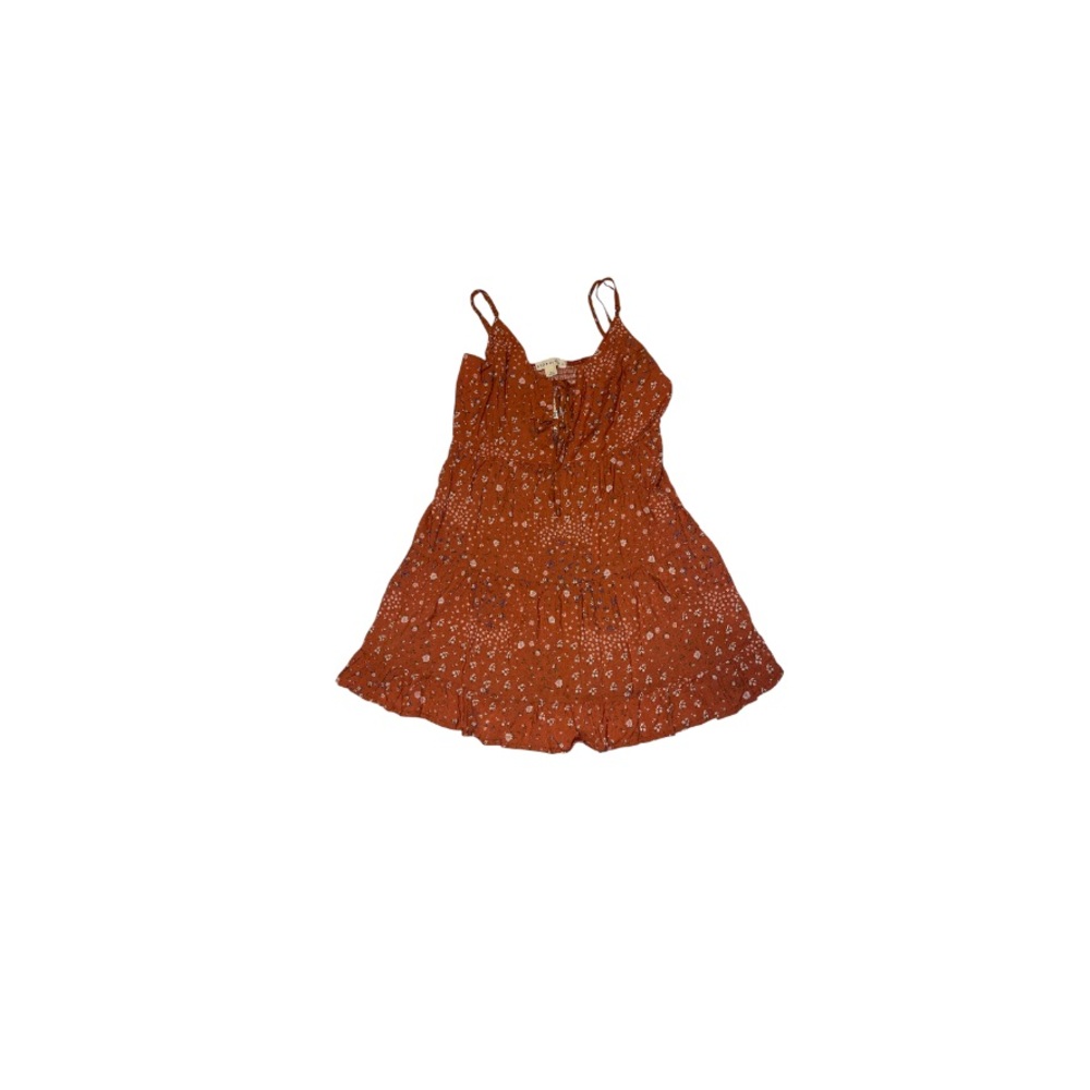 🆕 Aeropostale Orange Floral Sun Dress - Women’s Size Small